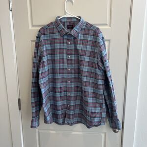 Untuckit Alfasi Flannel Color Blue Size XXL‎ Style #40714